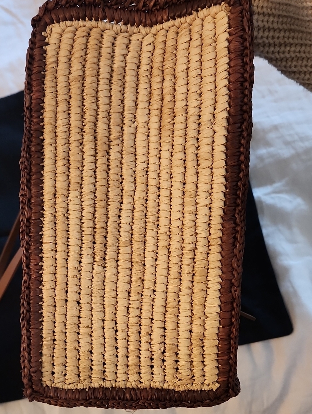 DeMellier Capri Raffia Bag - Picture 11 of 11